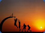 Glow effect in basketball