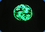 Glowing t-shirt photo