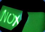 Self-glowing film example