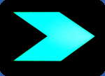 Luminescent fire safety sign photo