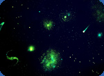 Night sky set