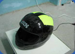 Glowing hard hat photo
