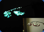 artificial New Year's trees photo
