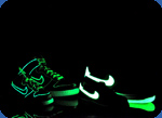 glow sneakers photo