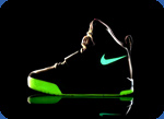 luminous nike sneakers
