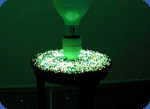 Glowing sand photo