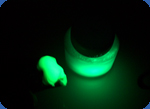 luminescent gel photo