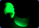 Luminous paint photo