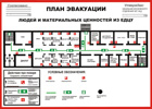 evacuation plan photo