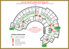 Luminous evacuation plan