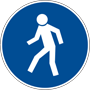 Passage is here safety sign