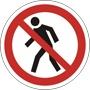 Off limits safety sign